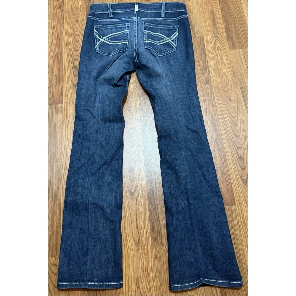 Ariat REAL Jeans Womens 29R Shayla Bootcut Arrow Fit Mid Rise Stretch Western